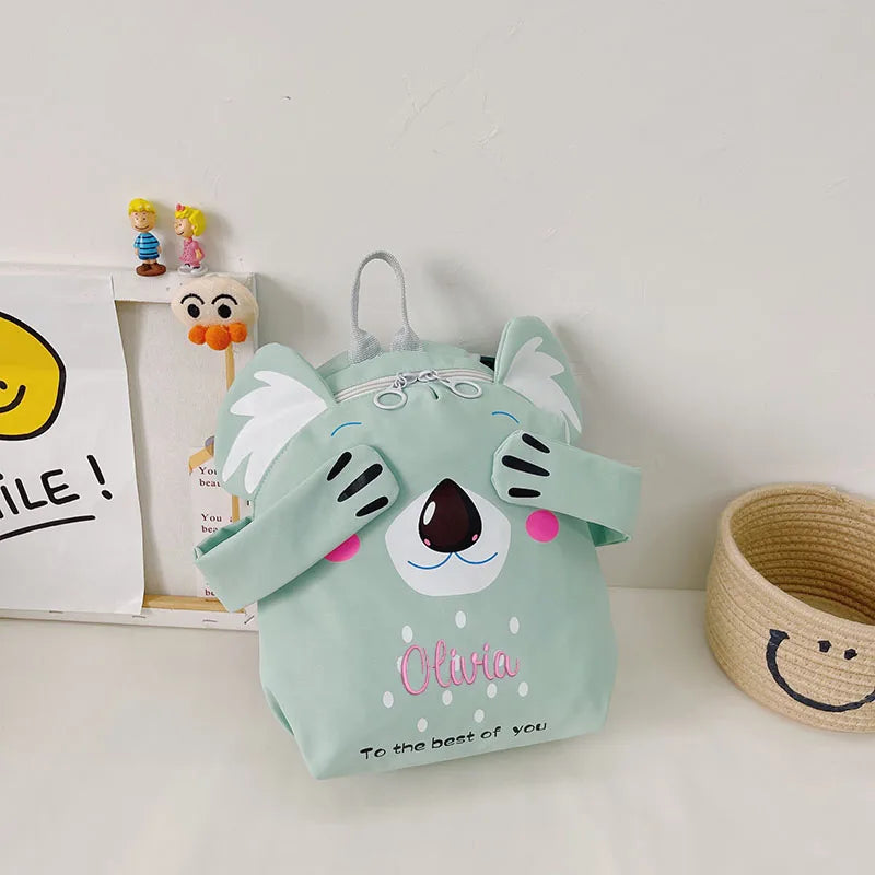 Custom Backpack Child Cute Koala Backpack For Kindergarten Student School Bag Cartoon Waterproof Light Small Bags For Kids Gifts