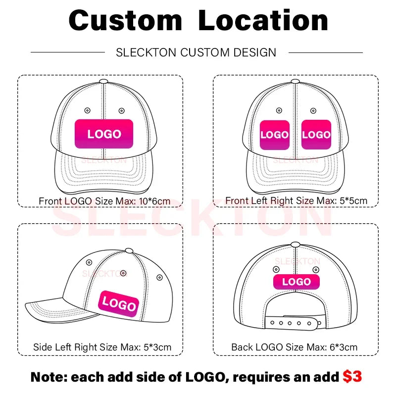 Custom Logo Retro Baseball Cap for Men and Women DIY Design Letter Embroidery Hat Customize Cap Graphic Print Wholesale