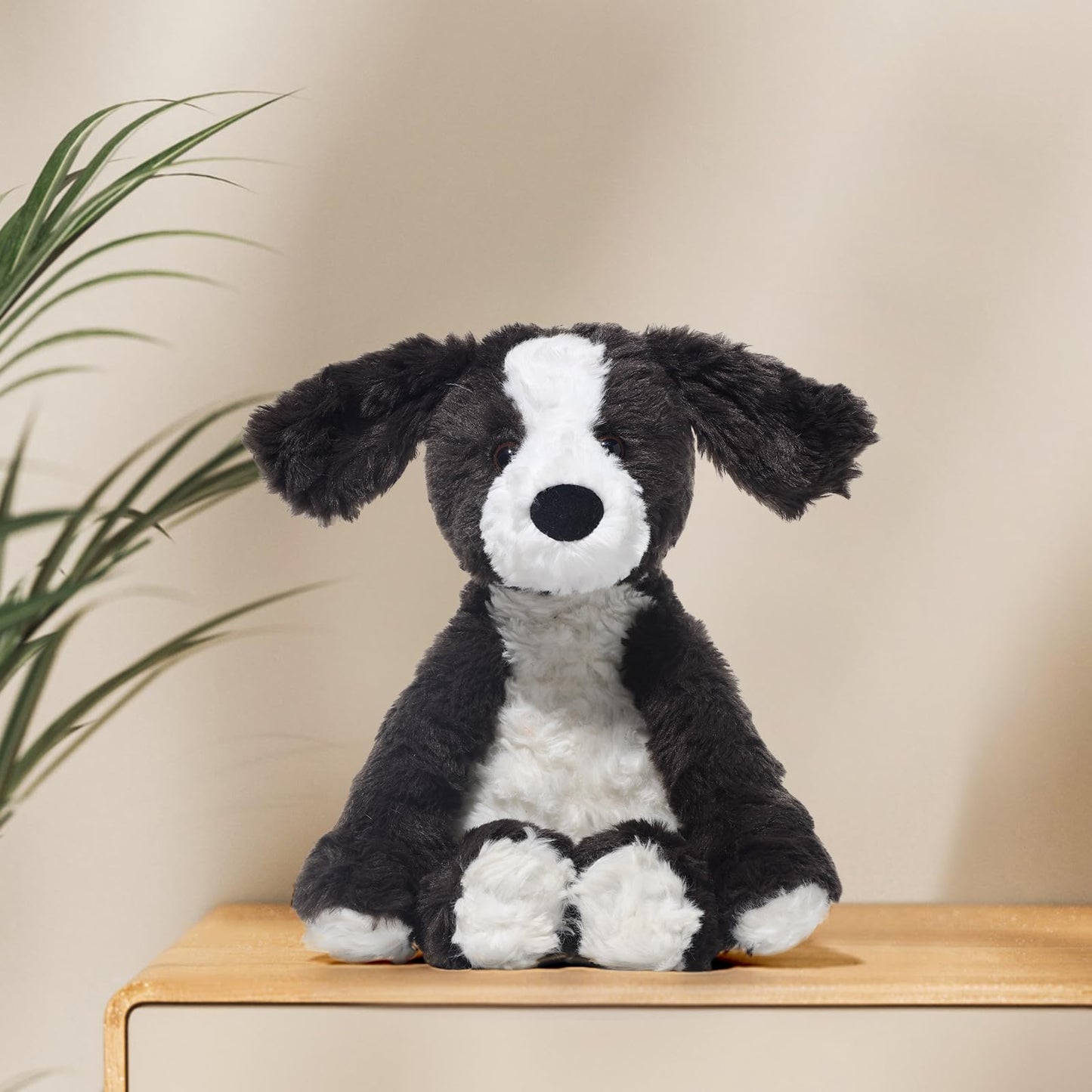 Plush Animal Toy Soft Stuffed Animals Plush Cute Easter Border Collie/Monkey/Panda Plushies for Boys Girls, as a Gift for Home Kids' Bedroom Decor (Border Collie)