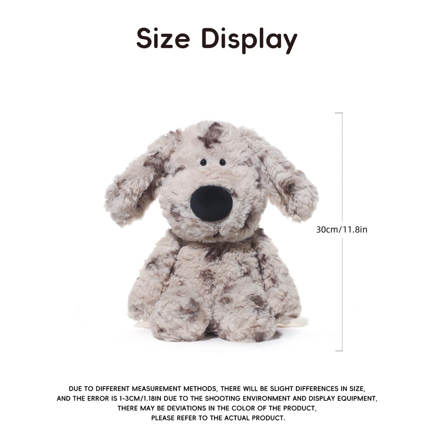 Dalmatian Stuffed Animal – Adorable Puppy Plush Toy, Soft Dog Plush for Girls Boys 11.8 Inch Stuffed Dog, Great for Collectors and Pla