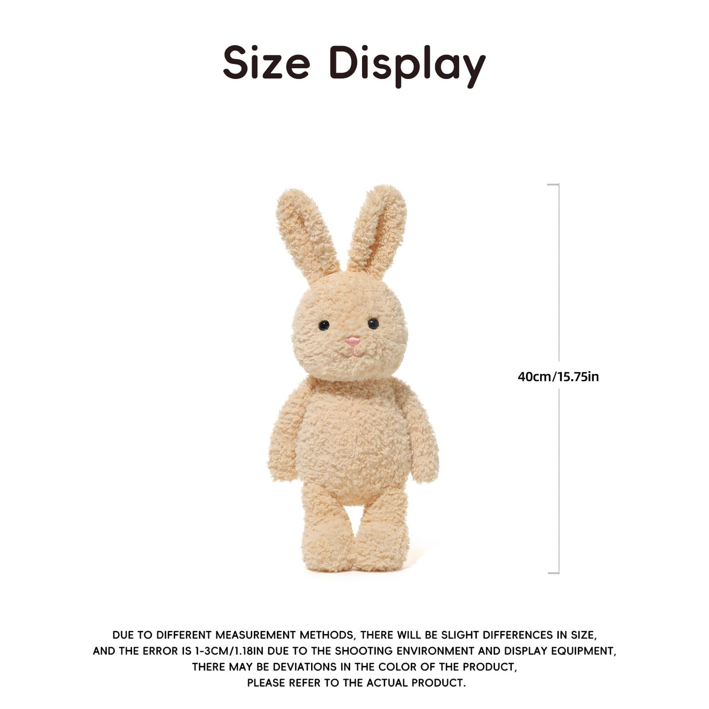 Plush Animal Toy Soft Stuffed Animals Plush Cute Easter BunnyPlushies for Boys Girls